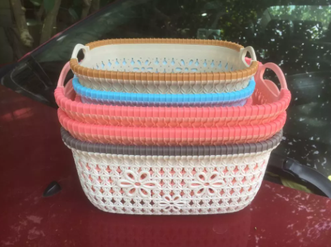 Knitting Plastic Basket